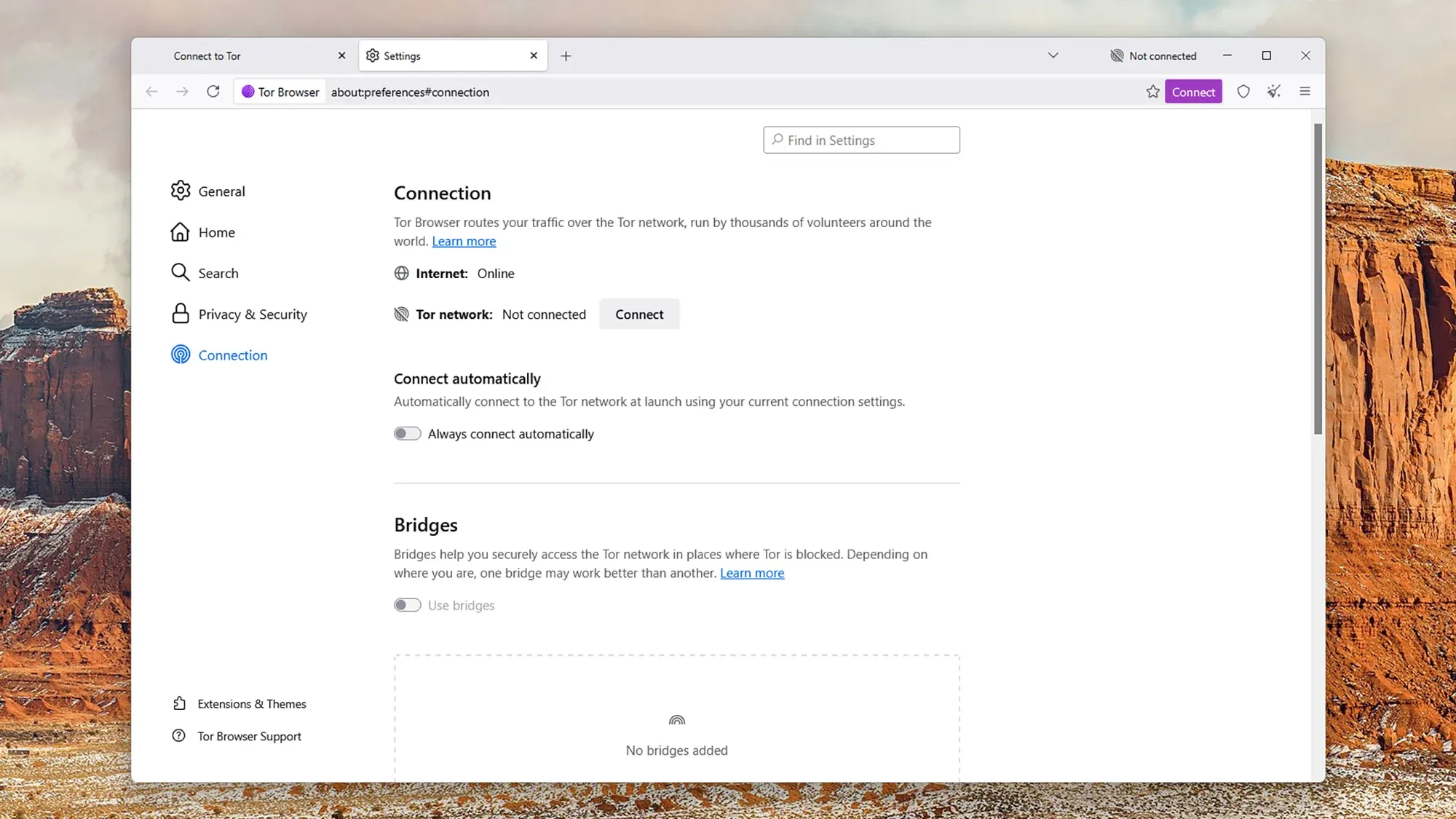 Configure Tor Browser
